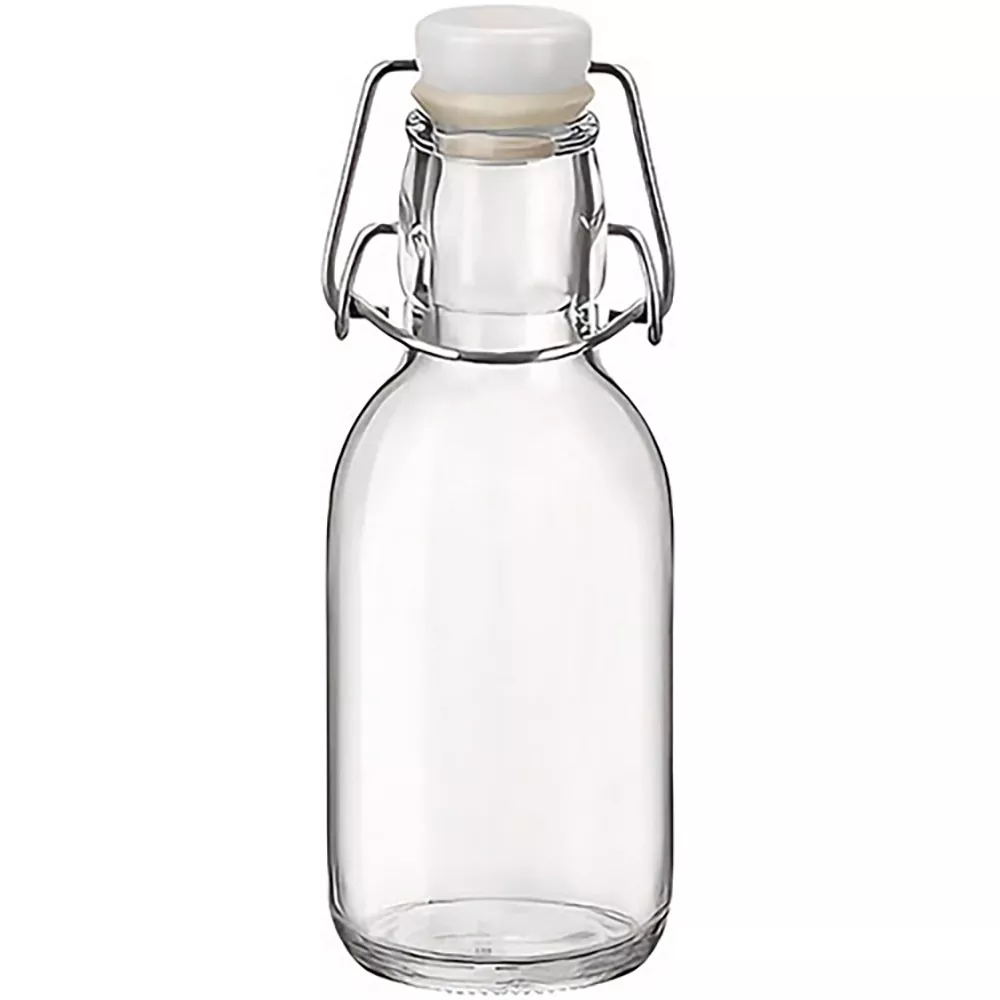 Γυάλινα μπουκάλια 200 ml με καπάκι
